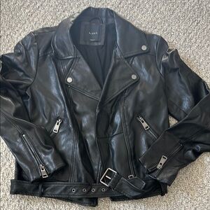 Elodie Black Vegan Leather Jacket